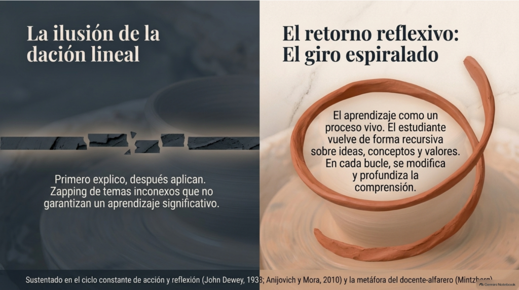 el giro espiralado de la educación